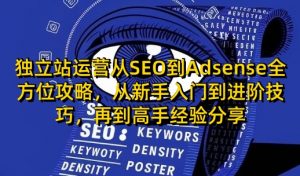 独立站运营从SEO到Adsense全方位攻略，从新手入门到进阶技巧，再到高手经验分享-木白网创