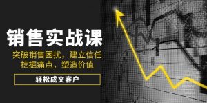 销售实战课,突破销售困扰,建立信任,挖掘痛点,塑造价值,轻松成交客户-木白网创