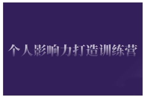 个人影响力打造训练营，掌握公域引流、私域运营、产品定位等核心技能，实现从0到1的个人IP蜕变-木白网创