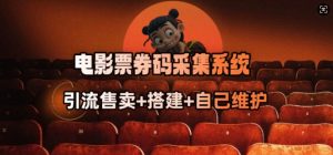 电影票券码采集系统_从商户放单转型做抢单达人-木白网创