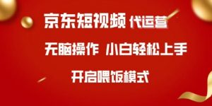 京东短视频代运营，全程喂饭，小白轻松上手【揭秘】-木白网创