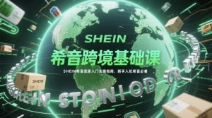 希音跨境基础课，SHEIN希音卖家入门实操指南，新手入坑希音必看-木白网创