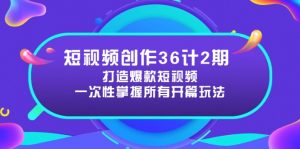 短视频创作36计2期：打造爆款短视频所需的各类开篇技巧，提升视频吸引力-木白网创