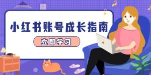 小红书账号成长指南，爆款选题+精准定位+数据分析，系统提升账号变现能力-木白网创