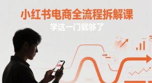 小红书电商全流程拆解课，学这一门就够了-木白网创