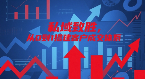 私域致胜，从0到1搭建客户成交体系-木白网创