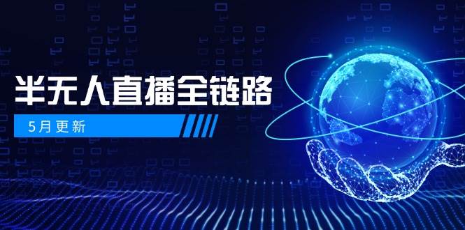 图片[1]-半无人直播全链路：AI数字人+千川截流实战，女装选品与防违规处理稳定玩法(5月更新)-木白网创
