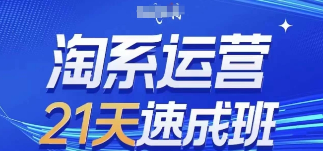 淘系运营21天速成班(更新25年5月)，0基础轻松搞定淘系运营，不做假把式-木白网创
