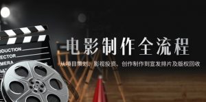 电影制作全流程，从项目策划、影视投资、创作制作到宣发排片及版权回收-木白网创