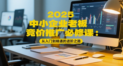 2025中小企业老板竞价推广必修课：从入门到精通的进阶之路-木白网创