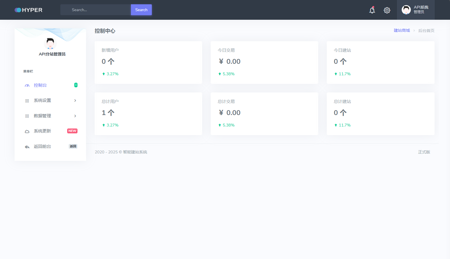 2025最新宝塔API一键建站系统源码-木白网创