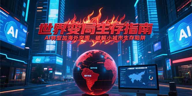 付费文章《世界变局生存指南，AI转型加海外突围，破解小城市生存陷阱》-木白网创