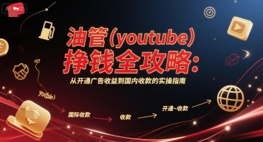 油管(youtube)挣钱全攻略：从开通广告收益到国内收款的实操指南-木白网创