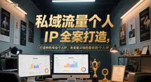 私域流量个人IP全案打造，打造特色专业个人IP，未来最值钱的是你的个人IP-木白网创