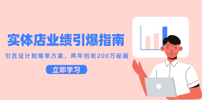 图片[1]-实体店业绩引爆指南，引流设计到爆单方案，两年创收200万秘籍-木白网创