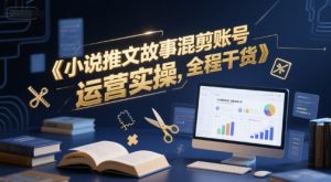 小说推文故事混剪账号运营实操，全程干货-木白网创