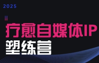 2025治愈自媒体IP训练营，专为疗愈领域从业者打造-木白网创