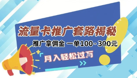 2025年外面卖1500的流量卡项目最新玩法，绿色无门槛对新手非常友好，日入3张+-木白网创