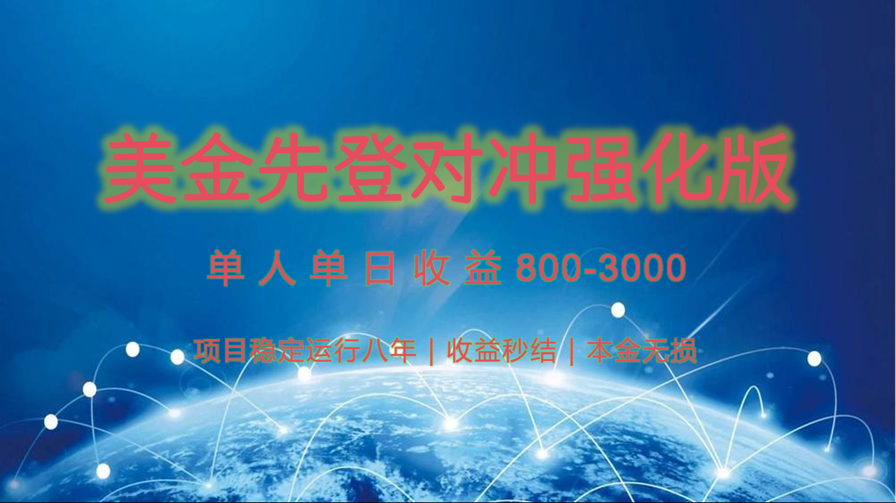 稳定8年的美金打金项目，单人2-4小时收益800元，可线下实地回本再走-木白网创