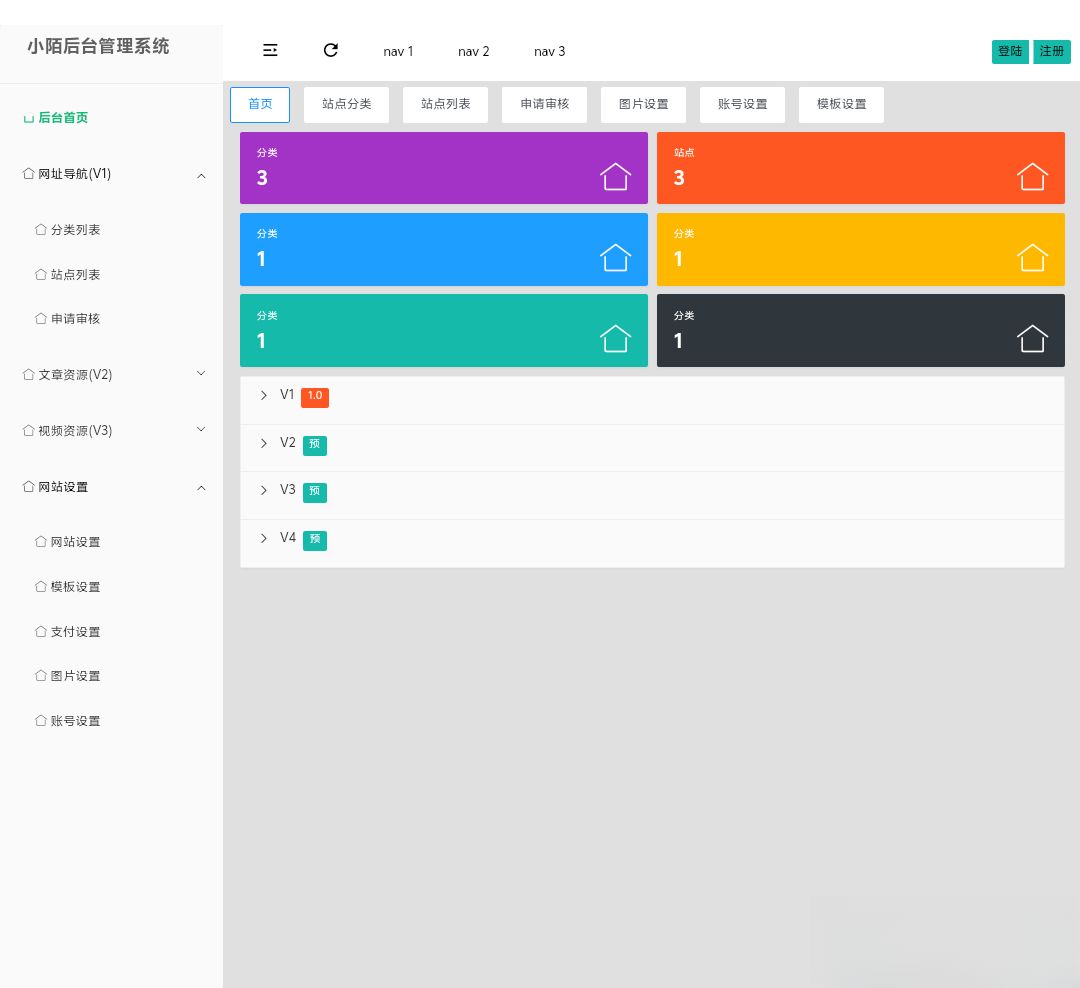 PHP网址导航源码-木白网创