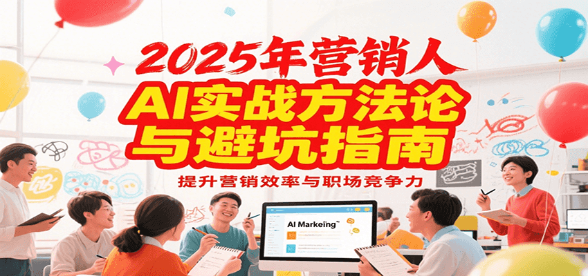 图片[1]-2025年营销实战方法论与避坑指南，利用AI提升营销效率与职场竞争力-木白网创