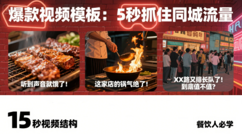 白泽老师·餐饮实体店短视频爆店-木白网创