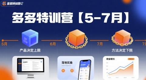 多多特训营【5-7月】产品决定上限，方法决定下限，各种玩法技巧落地实操-木白网创