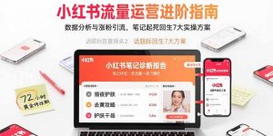 小红书流量运营进阶指南，数据分析与涨粉引流，笔记起死回生7大实操方案-木白网创