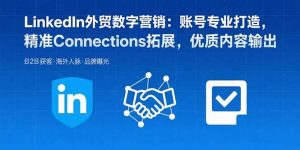 LinkedIn外贸数字营销:账号专业打造,精准Connections拓展,优质内容输出-木白网创