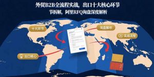 外贸B2B全流程实战，出口十大核心环节拆解，阿里RFQ询盘深度解析-木白网创