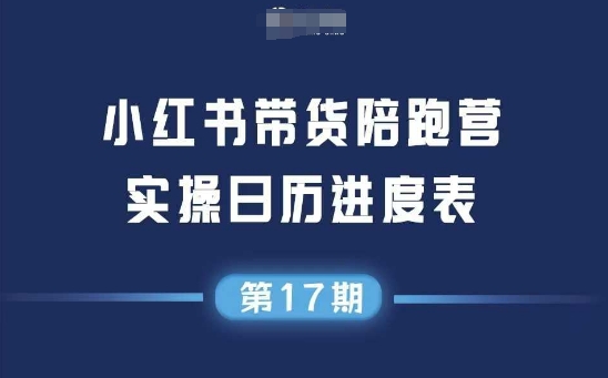 小红书第17期带货陪跑营，不囤货，无不直播，无不投流，通过选品+笔记内容+测品+笔记铺量+矩阵运营打爆款(更新)-木白网创