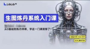LibLibAI哩布哩布生图炼丹系统入门课，从生图到炼丹，只学这一门就够了-木白网创
