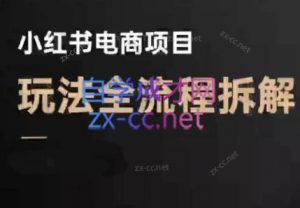 菲菲老师·小红书电商玩法(更新9月)-木白网创