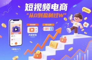短视频电商：短视频变现从0到盈利过W-木白网创