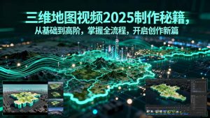 三维地图视频2025制作秘籍,从基础到高阶,掌握全流程,开启创作新篇-木白网创
