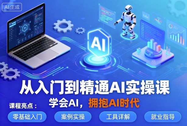 从入门到精通AI实操课，学会AI，拥抱AI时代-木白网创