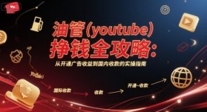 油管(youtube)挣钱全攻略:从开通广告收益到国内收款的实操指南(更新)-木白网创