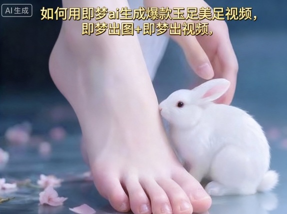 如何用即梦ai生成爆款玉足美足视频，即梦出图+即梦出视频，快速涨粉-木白网创