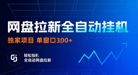 网盘拉新全自动挂G,独家项目,全自动运行完成拉新做任务,单窗口3张+【揭秘】-木白网创