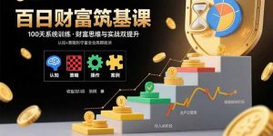 百日财富筑基课：认知+策略+实操+案例拆解  实现从创富到守富全周期能力-木白网创