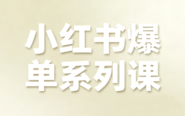 尼采老师·小红书爆单系列课-木白网创