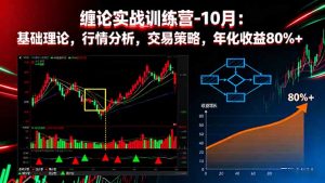 缠论实战训练营-10月：基础理论，行情分析，交易策略，年化收益80%+-木白网创