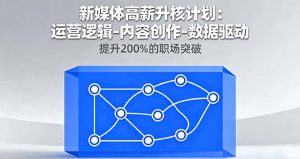 新媒体高薪升核计划：运营逻辑-内容创作-数据驱动，提升200%的职场突破-木白网创