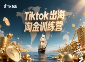 Tiktok出海淘金训练营，跨境电商TK实战变现-木白网创