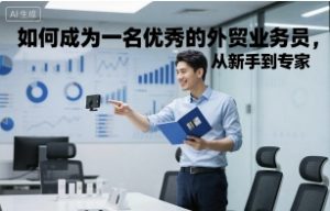 如何成为一名优秀的外贸业务员，从新手到专家-木白网创