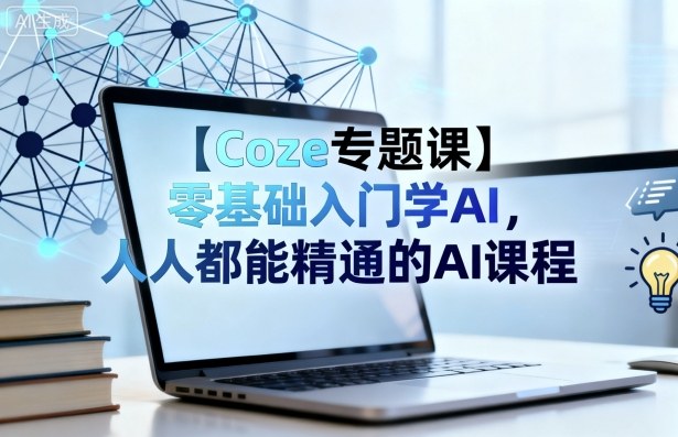 【Coze专题课】零基础入门学AI,人人都能精通的AI课程-木白网创