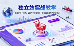 独立站实战教学，跨境经营全攻略，助您告别流量依赖，掌握跨境经营的终极奥-木白网创