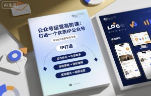公众号运营高阶课，打造一个优质IP公众号-木白网创