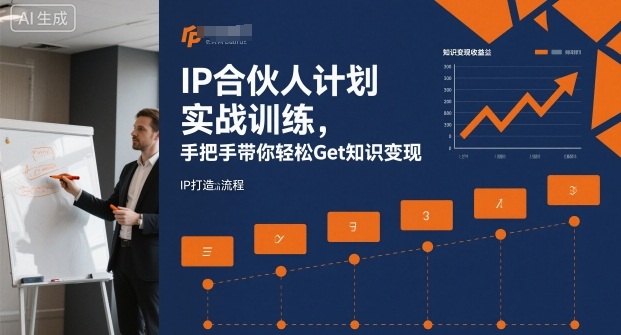 IP合伙人计划实战训练，手把手带你轻松Get知识变现-木白网创