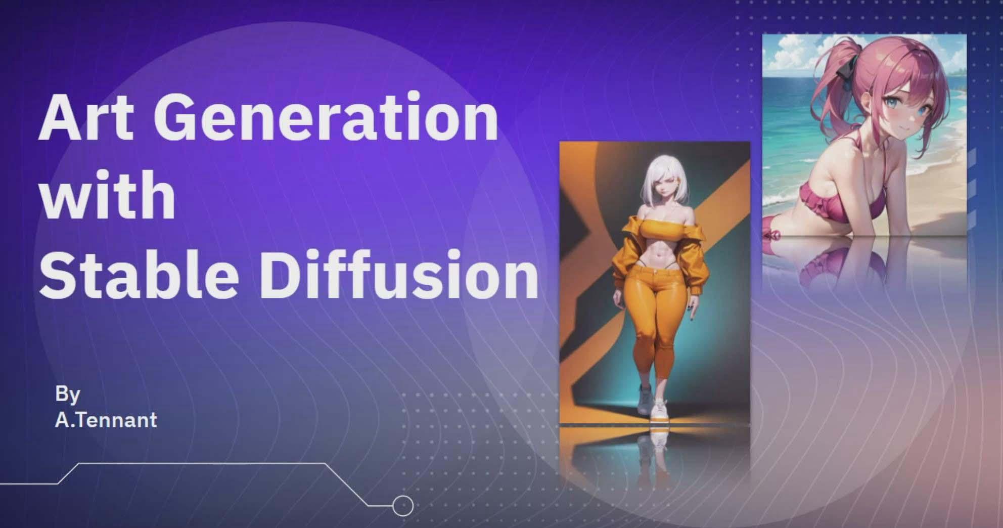 图片[1]-利用Stable Diffusion AI人工智能生成动漫艺术分步教程-14节课-中英字幕-木白网创
